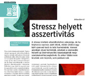 Stressz helyett asszertivitás